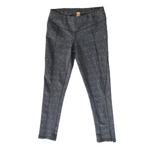 LUCY TECH Activewear Leggings Size Small Gray White